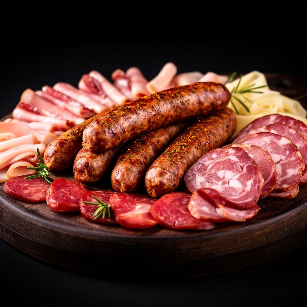 Charcuterie halal halal à la Boucherie Oasis Market