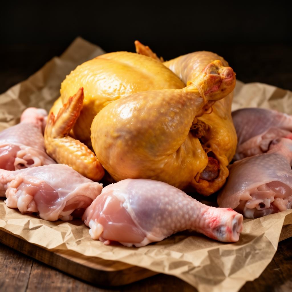 Poulet fermier halal à la Boucherie Oasis Market